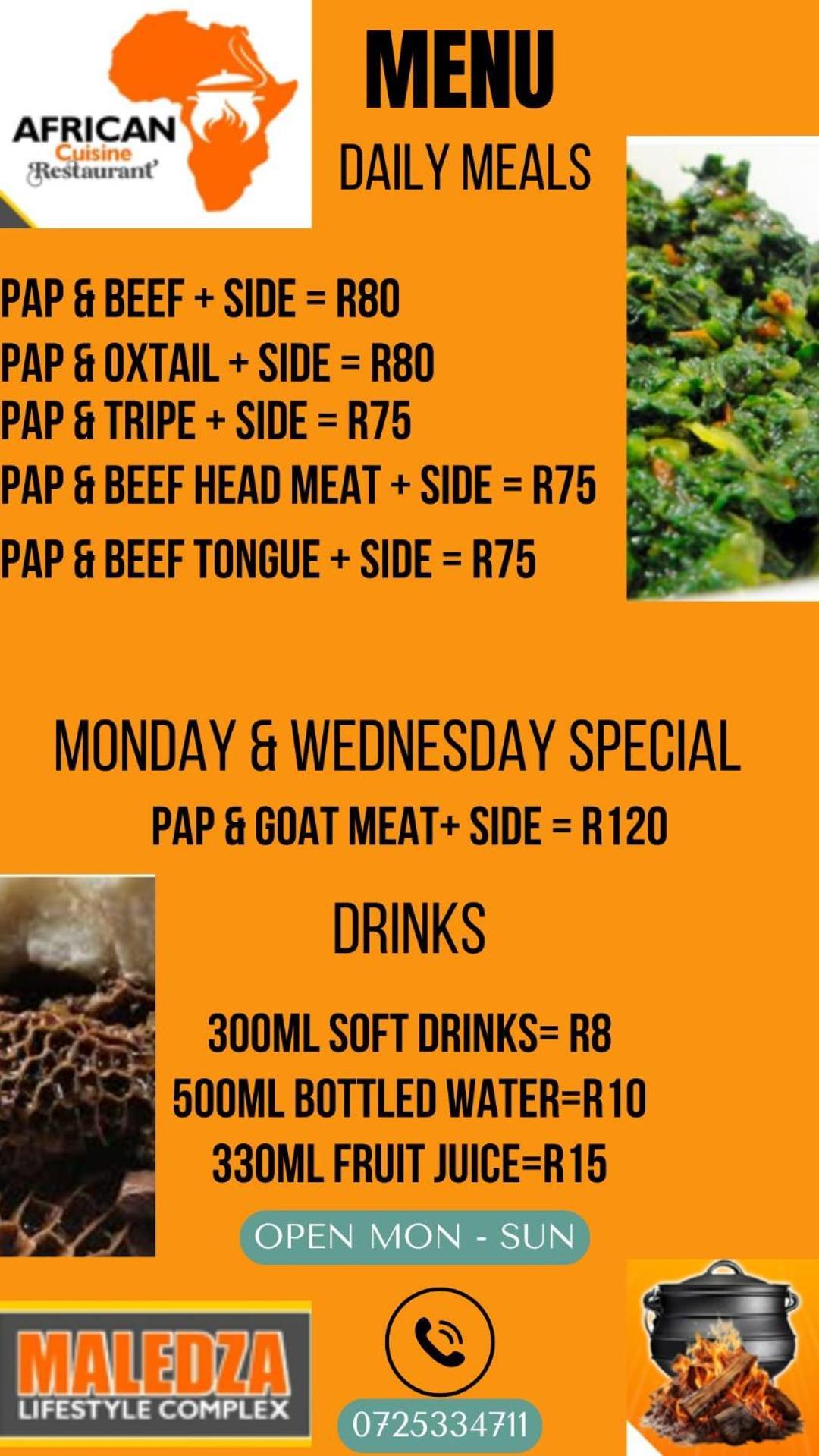 African Cuisine Restaurant Giyani Exterior foto